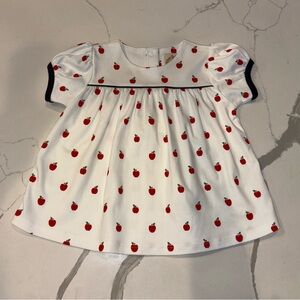 The Beaufort Bonnet Company Apple Print Toddler Shirt Size 2t